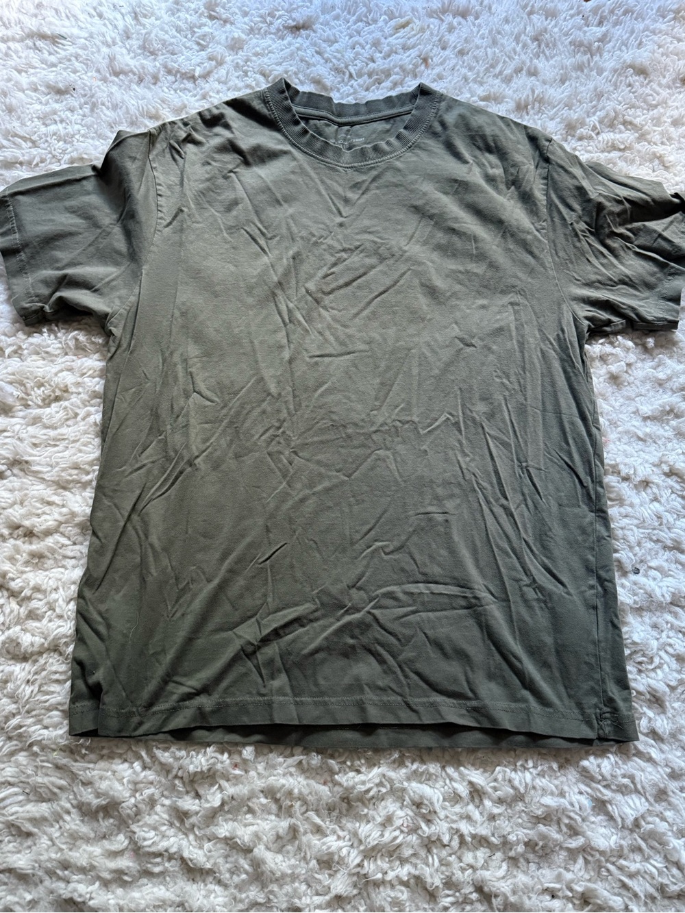 Cotton On Olive Green Crew Neck Short Sleeve Tee